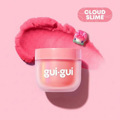 GUI GUI Fruity Glow Slime Kit, Cloud & Butter Scented Slimes | Gua Sha, Beauty Scoop, charms, booster, and collectible figurine in a slime kit for girls, birthday gifts for girls 6+ - style: Cloud & Butter