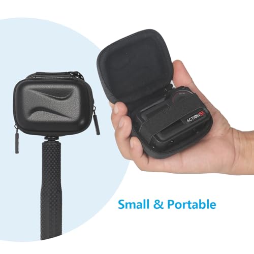 JSVER Mini Carrying Case for GoPro Hero 13/12/11/10/9/8/7/6/5/4/3, DJI Osmo Action, AKASO EK7000 / EK7000 Pro / V50 Pro/Brave 4, Campark ACT74 / ACT76, Dragon Touch Vision 3, YI Lite / 4K+ - size: Small-T2