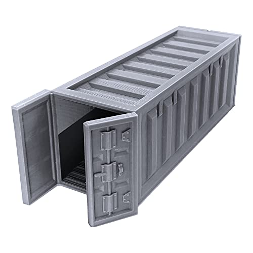 EnderToys Cargo Containers, 3D Printed Tabletop RPG Scenery and Wargame Terrain for 28mm Miniatures