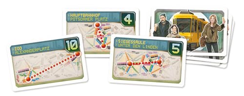 Asmodee Ticket to Ride Berlin Board Game - Train Route-Building Strategy Game, Fun Family Game for Kids & Adults, Ages 8+, 2-4 Players, 10-15 Minute Playtime - style: Berlin