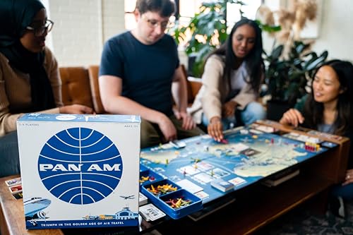 Funko Games Pan Am Board Game, Strategy Board Game, 2-4 Players 6 and Up