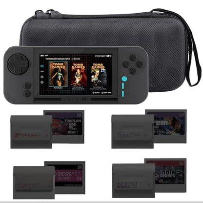 Aenllosi Hard Case for Blaze Evercade EXP-R Retro Gaming Handheld, Black | EVA case construction, Water-resistant design, Dust-resistant design, Protective case only - style: Fo Exp-r Handheld