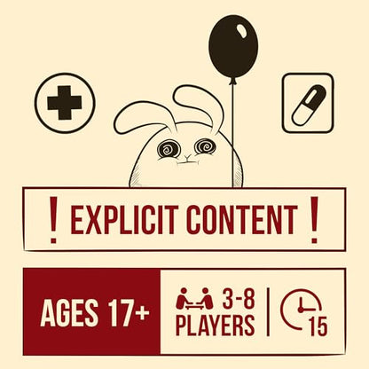 Horrible Therapist: Extra Horrible Edition by Exploding Kittens - A Card Game for 3-8 Players, Ages 17+ - Adult Party Game for Family Night | Build wildly inappropriate therapy comics with friends and family in this viral adult-only party game from The Oa