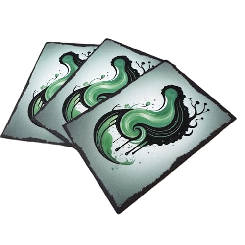 Foxtrot Designs TCG Art Card Sleeves - 100 Count Card Protectors with Matte Textured Back - Compatible with Magic The Gathering and Other TCGs & LCGs (Decay) - color: Decay