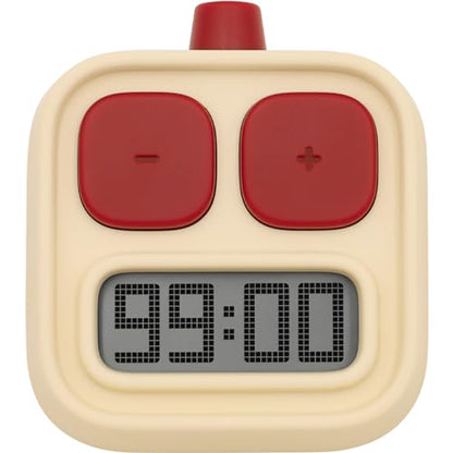 KADAMS Digital Kitchen Timer for Cooking, Countdown & Count-up Productivity, Magnetic for Kids Classroom, Kitchen, Home, School, Office, Yellow