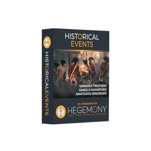 Hegemony: Historical Events Expansion - 50 New Cards Add Events to Your Gameplay, Unique Asymmetric Card Driven Game Board Game, Ages 14+, 2-4 Players - style: Historical Events