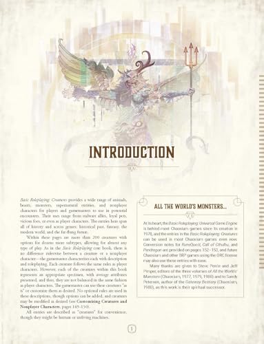 Basic Roleplaying: Creatures