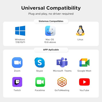 UGREEN Webcam for PC Ultra HD 1080P Computer Webcam with Microphone | PC Camera with Privacy Cover, Web Camera for Streaming, Conference, Video Calling, Zoom, Skype, Teams, FaceTime, Space Grey - color: Space Grey
