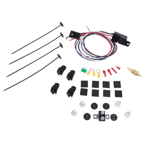 16" Universal Slim Fan 3500FCM Push Pull Electric Radiator 12V Mount Kit | Universal 16" Electric Fan,16" Cooling Fan