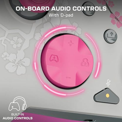 Turtle Beach Rematch Advanced Wired Gaming Controller for Xbox & PC | Xbox Series X|S, Xbox One, PC, 2 Remappable Buttons, Hall-Effect Triggers, Audio Controls, Glows-in-the-Dark, Cherry Blossom - color: Cherry Blossom