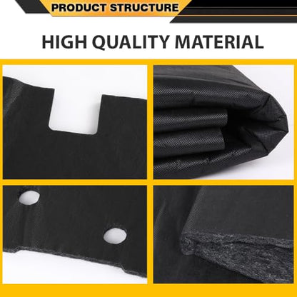 CNNELL Hood Insulation Pad 1/2" with Clips Compatible with Range Rover Classic 1987-1995 - style: 1987-1995 Range Rover Classic