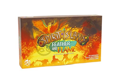 Greater Than Games | Spirit Island: Feather & Flame | Cooperative Strategy Board Game Expansion | 1 to 4 Players | 90+ Minutes | Ages 14+ - style: Game