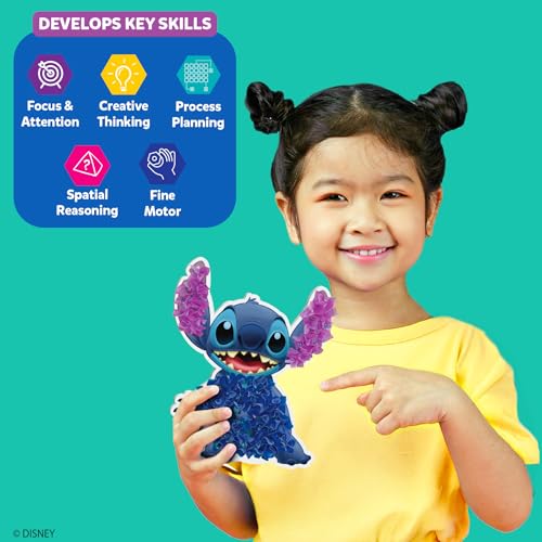 Skillmatics Poke-in Art – Lilo & Stitch, Mess-Free Fun, DIY Wood Craft Kit | Screen-Free Activity, DIY Room Decor, 500+ Fabric Squares, 4 Foam Pieces, Gifts for Girls & Boys Ages 4, 5, 6, 7, 8, 9 - style: 5. Disney's Lilo & Stitch