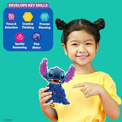 Skillmatics Poke-in Art – Lilo & Stitch, Mess-Free Fun, DIY Wood Craft Kit | Screen-Free Activity, DIY Room Decor, 500+ Fabric Squares, 4 Foam Pieces, Gifts for Girls & Boys Ages 4, 5, 6, 7, 8, 9 - style: 5. Disney's Lilo & Stitch