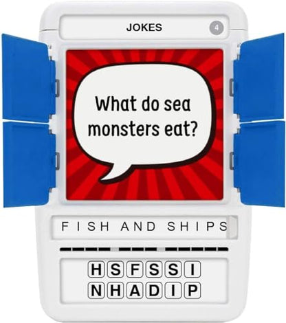 100 PICS Jokes Travel Game - Family Brain Teasers Pocket Puzzles for Kids and Adults POP08015 - style: Jokes
