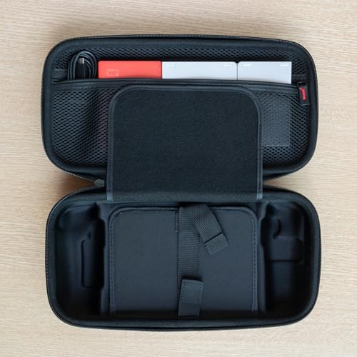 ButterFox Large Carrying Case Bag For Lenovo Legion Go 2 / Legion Go S/Legion Go Handheld, Fits Charger, 2 Accessories Compartments for Large 65W Battery Pack, Folding Keyboard and etc (Black)