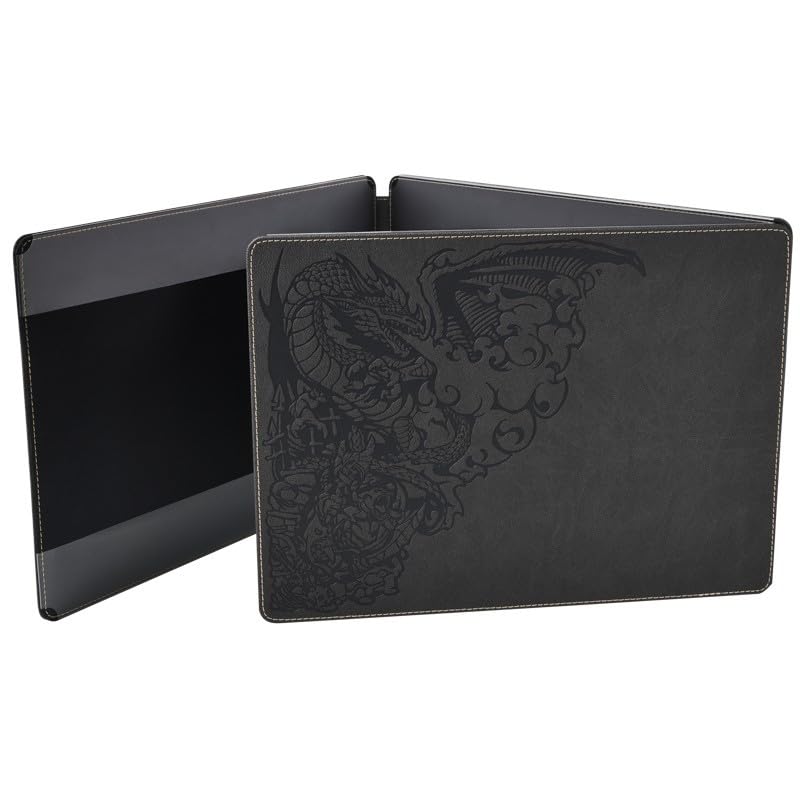 Dragon Shield RPG: Game Master Screen – Iron Grey - Durable and Sturdy Game Master Screen – Compatible with Board Games, D&D DND Dungeons and Dragons, and Tabletop