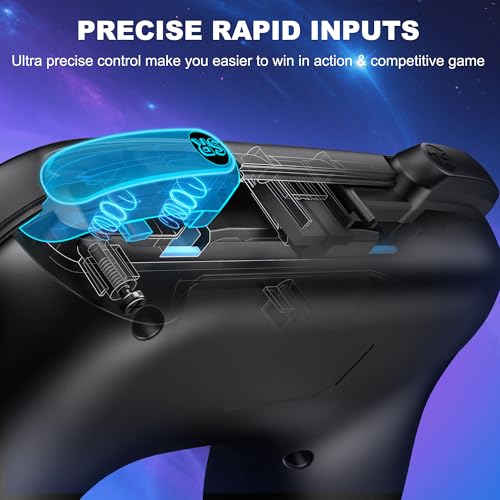 EXTREMECOOL Switch 2 Controller Grip Compatible with Nintendo Switch 2 (2025) for Joycon Controller, Plug and Play Joypad Grip, 2 Pack Joy Con Comfort Grips for Nintendo Switch 2 Accessories Kit Black - size: S-Joypad Size