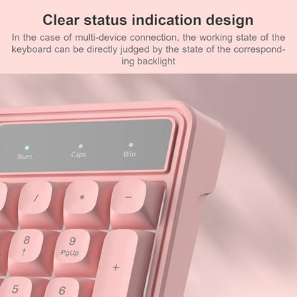 Pink Creamy Keyboard and Mouse Combo,MageGee GK980 Wired RGB Backlit Keyboard and Pink Gaming Mouse Combo,PC Keyboard and Adjustable Sensitivity Mouse for PC/loptop/MAC - color: Pink RGB