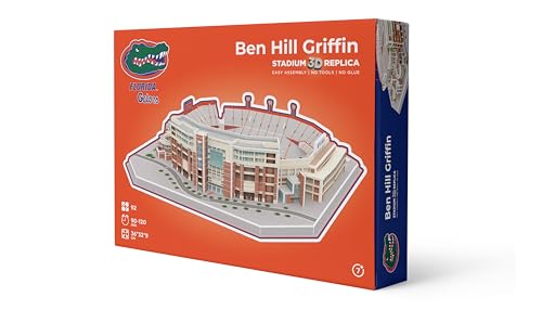 Pro-Lion 3D Jigsaw Puzzle of Ben Hill Griffin Stadium -92 Pieces | Home of Florida Gators | NCAA Football Gifts for Age 7+ - style: Florida Gators