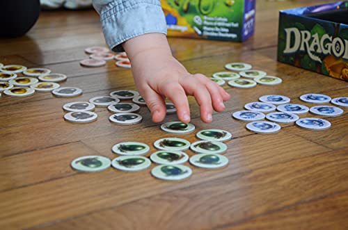 Tabletop Strategy Game, My First Kingdomino, Fun Kids & Adults Family Fantasy Board Game, 2-4 Players, Ages 5+, Dragomino by Blue Orange Games - style: Dragomino