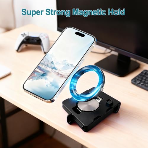 Uonekamo Mobile Clip for GameSir X4 Aileron Controller,Adjustable Phone Mount Holder for Android, Split Design with Travel Case, Compatible with Diablo Immortal, Fortnite, Minecraft & More