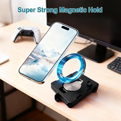 Uonekamo Mobile Clip for GameSir X4 Aileron Controller,Adjustable Phone Mount Holder for Android, Split Design with Travel Case, Compatible with Diablo Immortal, Fortnite, Minecraft & More