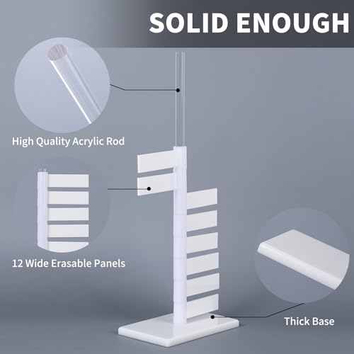 Kalami Initiative Tracker for DND | 12 Rotating Acrylic Flags Turn Tracker for D&D 5e, Pathfinder and Other Tabletop RPG, Perfect DM Gift