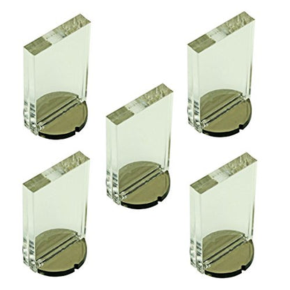 LITKO Paper Figure Stands | Compatible with D&D | 1x1.5-Inch Round | Set of 5 (15 pieces) | Reusable clear standee & card holder | Print & Play, Pathfinder & RPG ready | Glue assembly required