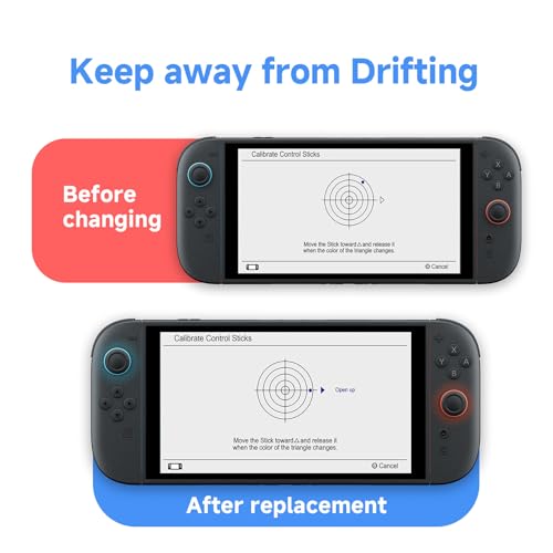 RGEEK Joystick Replacement Comaptible with Switch 2 Controller, Joysticks Repair Tool Kit for Switch 2 Accessory