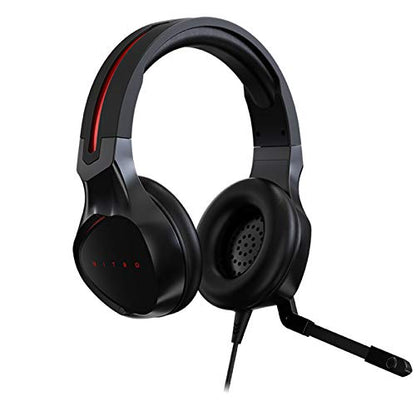 Acer Nitro Gaming Headset with Flexible Omnidirectional Mic, Adjustable Headband, (Pack of 1) - style: Nitro Headset