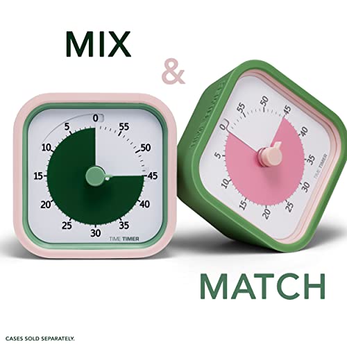 TIME TIMER Home MOD – 60-Minute Visual Timer, Home Edition, Silent Operation, for Homeschool Supplies, Study, Office & Meetings (Fern Green) - color: Fern Green, style: Timer