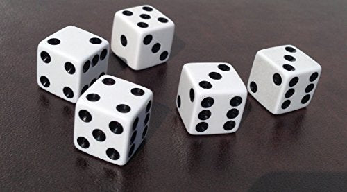 Golden Gate Dice Shaker Cup Set of Six in Walnut Presentation Case Includes Thirty White Dice and a Book of Dice Games (Includes Liars Dice) (Dice Cup Set) - style: Six-Leather Dice Cups In Walnut Case (Not Personalized)
