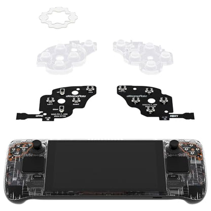 eXtremeRate Face Clicky Kit for Steam Deck OLED Handheld Console, Custom Dpad View A B X Y Menu Keys Face Buttons Mouse Clicky Kit for Steam Deck OLED Console - WITHOUT Console - size: Strong Version