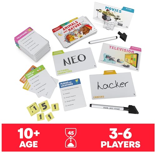 Spin Master Games Subjective The Personality Trivia Game | Know Your Fellow Players To Win, Sparks Conversation & Laughter, A Fun Family Game Night Choice, For 3-6 Players, Ages 10+ - color: Multicolor