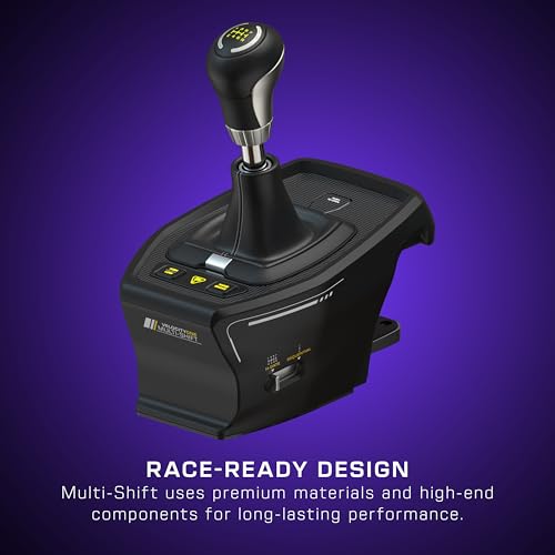Turtle Beach VelocityOne Multi-Shift Sim Racing Shifter, Handbrake Xbox, PC | Xbox Series X|S, Xbox One, Windows PC, 7-Gear + R H-Gate & Sequential Shifter, Handbrake, Hall-Effect Magnetic Sensors, Black - style: Universal Shifter & Handbrake