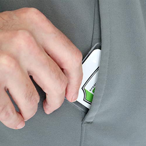 5 Pack - Premium Medicare Card Protector Sleeves - Durable 2 ⅜ X 3 ⅜ Business Card Holders - Clear Vinyl Plastic Covers for Insurance & Social Security Metro & License or Credit Cards by Specialist ID