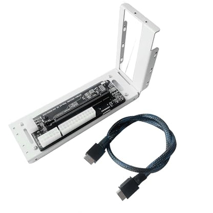 JMT M.2 M-Key to PCIE 4.0X4 SFF 8611 External Graphics Card Stand Bracket Compatible with Oculink/M.2 NVMe Laptop eGPU GDP NUC (Dock-OC5) - color: DOCK-OC5