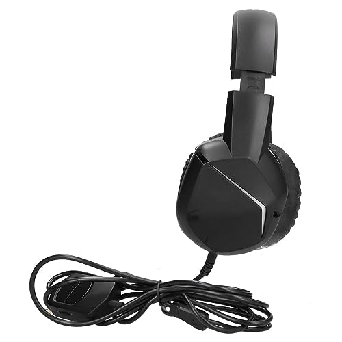 Wired Stereo Gaming Headset with Detachable Microphone for PCs Laptops and Game Consoles Comfortable Design (with 3.5mm Plug) - size: With 3.5mm plug