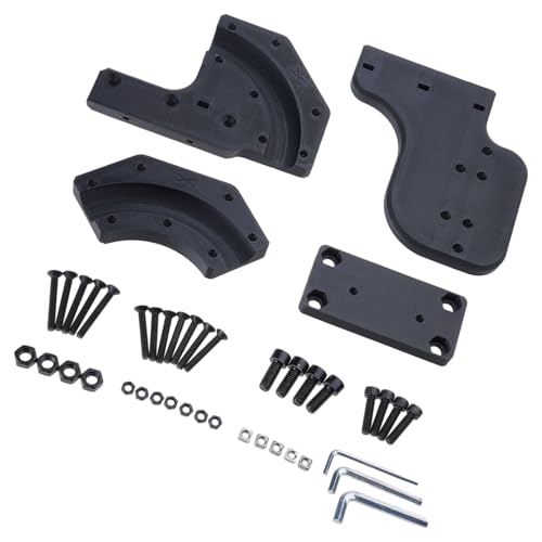 YWLUUOO Metal Gear Shifter Mount Stand with Base for G29 G923 TH8A Simulators Easy Installation Racing Seat Shifter Holder - color: 2 in 1 bracket