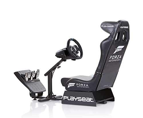 Playseat Evolution Pro Sim Racing Cockpit | Comfortable Racing Simulator Cockpit | Adjustable | Compatible with All Steering Wheels & Pedals on the Market | Supports PC & Console | Forza Motorsport