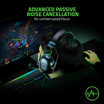 Razer BlackShark V2 X Wired Gaming Headset with 7.1 Surround Sound, 50mm Drivers, Noise Cancelling Mic (Pack of 8) - color: Black, size: USB (Pack of 8), style: PC
