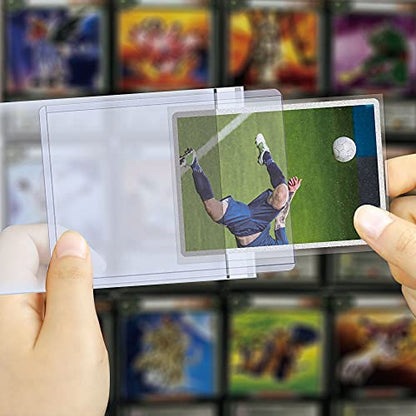 100 Top Loaders with 100 Penny Sleeves, 3 x 4 Clear 35PT Card Protectors | 100 Top Loaders, 100 Penny Sleeves, Crystal Clear, Fits Standard Cards, Complete Protection - size: 100 Toploaders + 200 Soft Card Sleeves