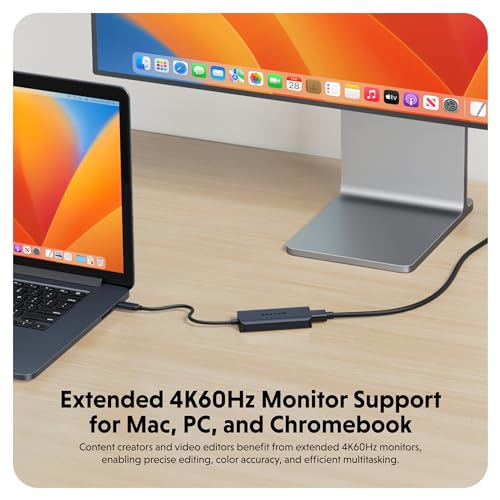 HyperDrive Next 4 Port USB C Hub for Mac, PC, Chromebook with 4K60Hz HDMI, 2 USB-A, USB C Hub 10Gbps, USB-C 10Gbps 100W Power Delivery Ports - size: 4 Port USB-C Hub with 2x USB-A