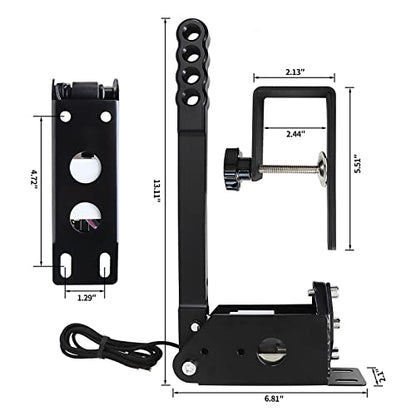Mkbve 14Bit PC USB Handbrake - Sim Racing Handbrake for Logitech G920 G29 G25 G27 T500 T300 FANATECOSW Dirt Rally