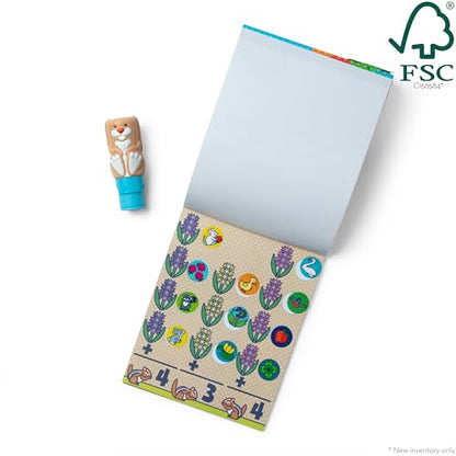 Melissa & Doug Bunny Sticker Activity Pad & Stamper Book, 1 EA - color: Bunny, size: Single