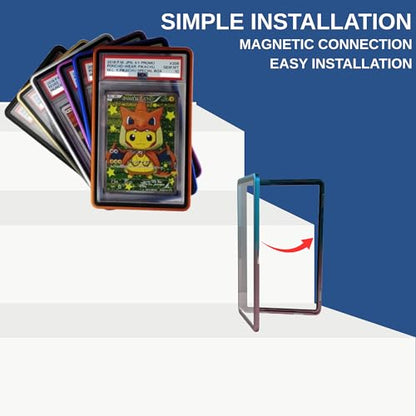 RedCap Magnetic Aluminum PSA Graded Card Holder 35PT Premium PSA Slab Protector Display Case with UV Resistant Glass Fits Standard PSA Graded Sports Trading Cards - Sugar Rush - color: Sugar Rush