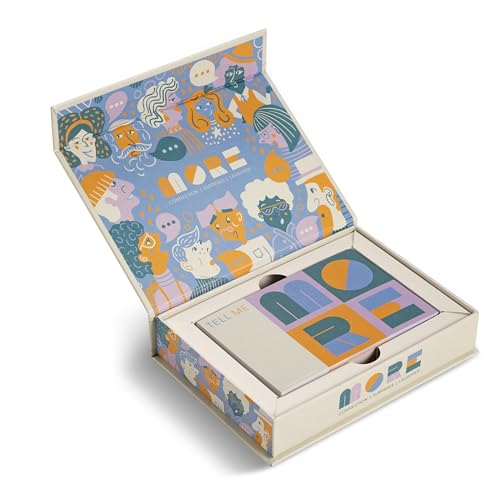 Compendium Tell Me More: Icebreaker Edition – A Conversation-Starter Game of 52 Questions to Deepen Connections - color: Icebreaker Edition