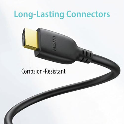 Cyberguys UltraCertified 8K HDMI Cable (V2.1) 48Gbps Ultra High-Speed, 8K@60Hz/4K@120Hz HDR eARC Dolby Atmos HDCP 2.2 Gold-Plated Connectors, Compatible with PS5 Xbox Blu-ray TV GPU AV Receiver - 15ft - size: 15ft