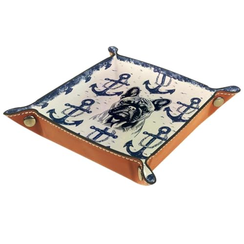 Bulldog Anchors Dice Tray Dice Rolling Tray Folding Dice Holder for Dice Games, Like RPG, DND and Other Table Games - color: Multi 12